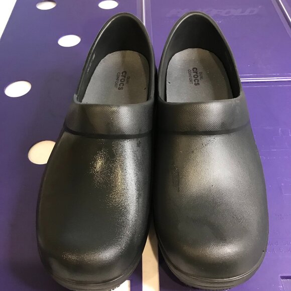 CROCS NERIA PRO II DUAL COMFORT SLIP ONS WOMEN SIZE 10 - Picture 1 of 10